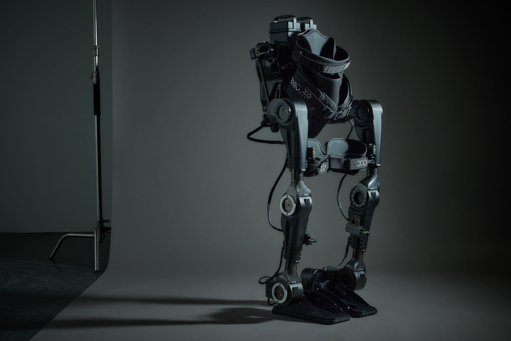 Lower-limb robotic exoskeleton used for environmental perception research